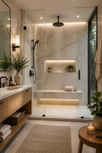Built-In Shower Bench