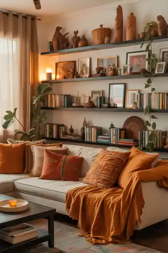 15 Afrohemian Living Room Ideas with Bold Personality