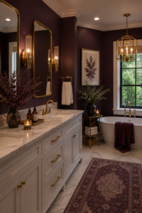 Plum Purple Bathroom Walls