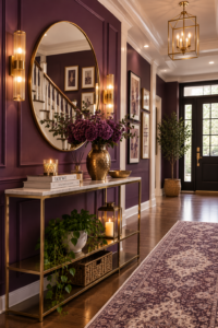 Plum Purple Entryway