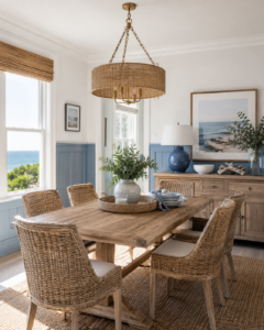 Coastal Blue Wainscoting