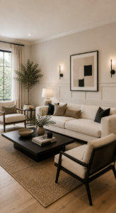 Minimalist Flat Panel Wainscoting