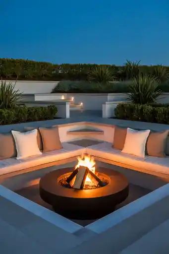 16 Modern Backyard Fire Pit Ideas for Cozy Evenings