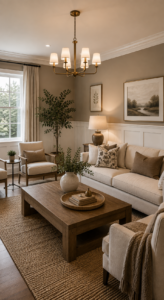 Two-Tone Painted Wainscoting