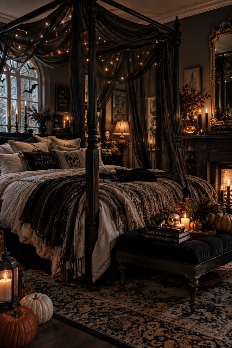 15 Halloween Bedroom Ideas for a Spooky and Cozy Retreat