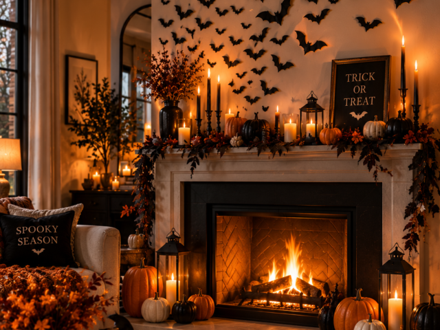 19 Spooky Halloween Fireplace Ideas for a Cozy Home