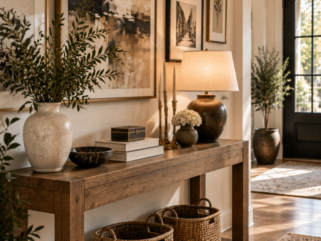 17 Stylish Entryway Console Table Ideas for a Grand First Impression