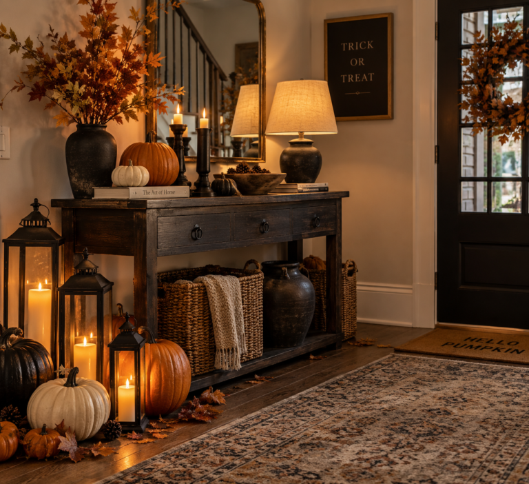 19 Halloween Entryway Decor Ideas to Impress Guests